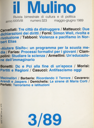Copertina del fascicolo dell'articolo Rivolta e rivoluzione nel pensiero di Simone Weil